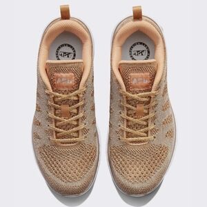 APL Techloom Pro Running Shoes Rose Gold Metallic Women's 6